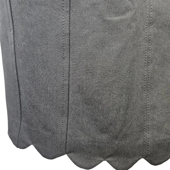 New With Tag Banana‎ Republic Black Scallop Edge Stretch Sheath Dress Size 6 - Picture 8 of 10